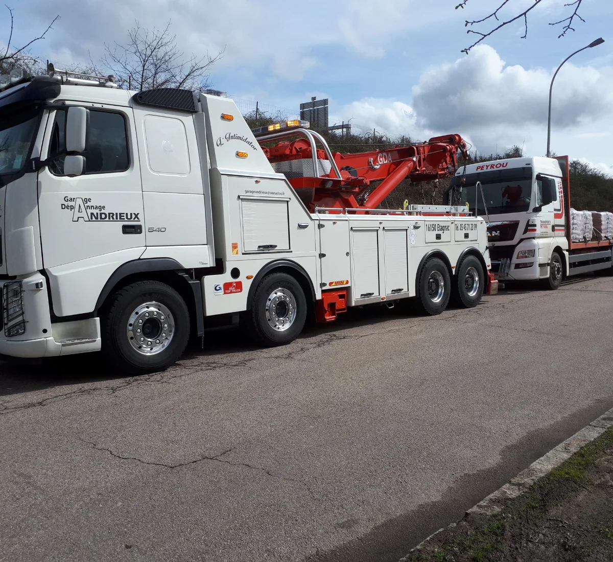 Interventions Poids Lourds Garage Andrieux